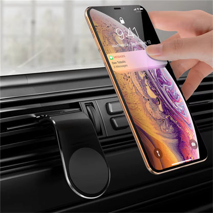 Magnetic Car Phone Holder — Air Vent Clip Mount, 360° Rotation